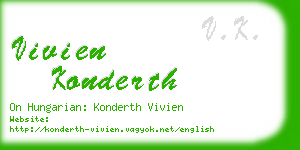 vivien konderth business card